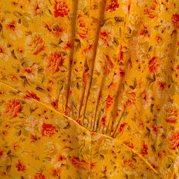 Evernew Dress, Australian brand, yellow floral, size 6 - Picture 6 of 8